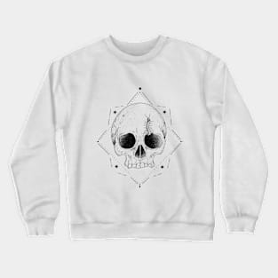 Edgy Skull Crewneck Sweatshirt